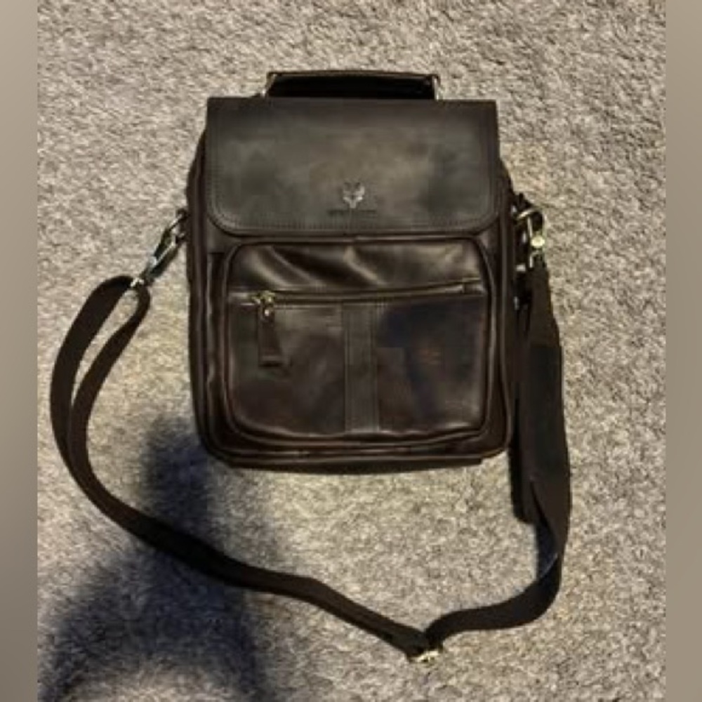 Leather Messenger Bag